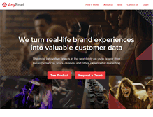 Tablet Screenshot of anyroad.com